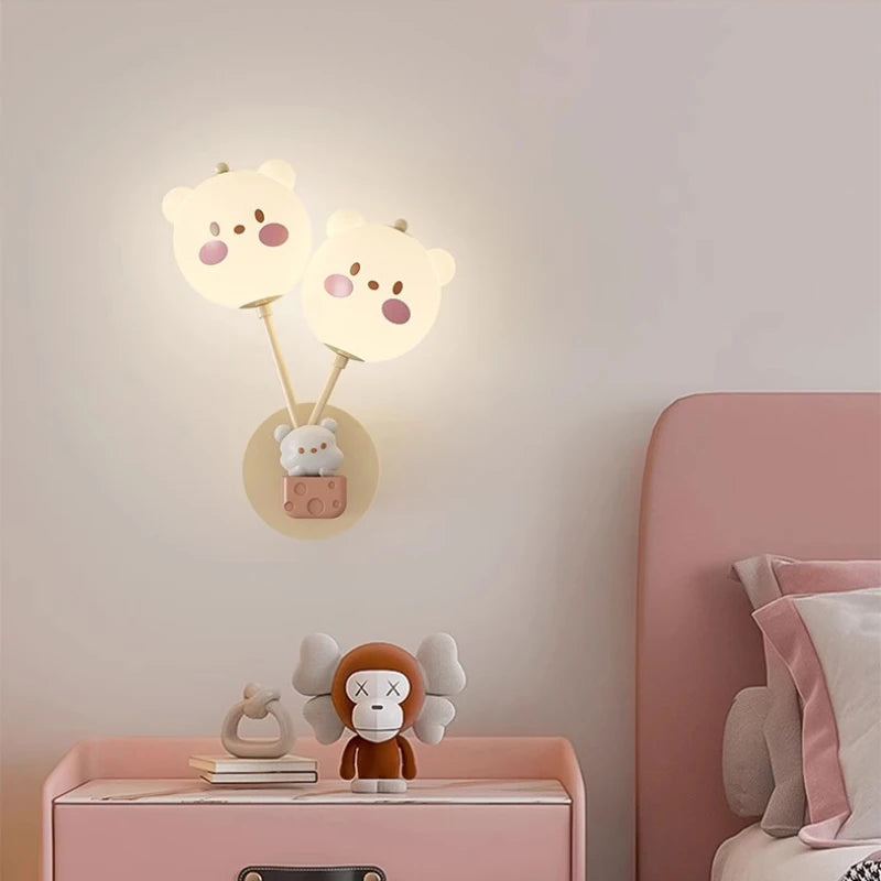 applique murale mignonne pour chambre d'enfant moderne et chaleureuse