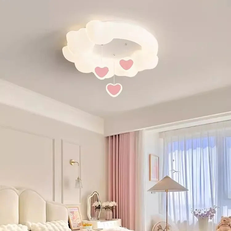 plafonnier nuages à bulles lampe douce pour enfants