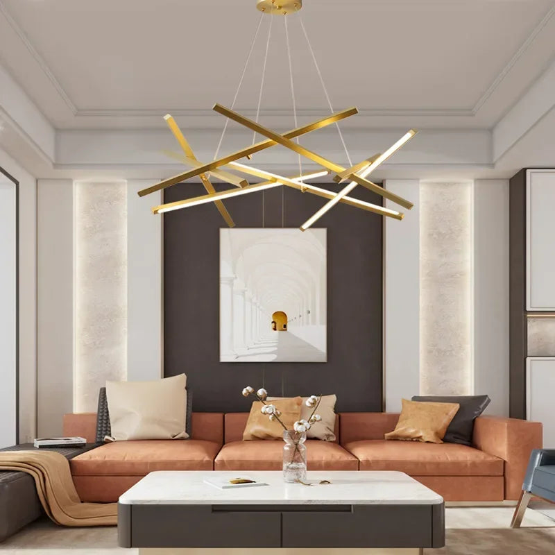 suspension à led moderne pour décoration intérieure élégante