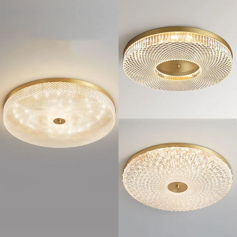 plafonnier led rond en acrylique design moderne pour maison