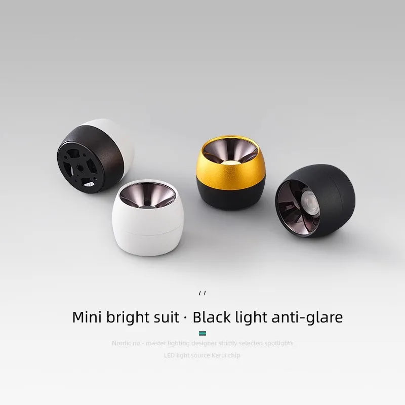 mini-spot led cob pour décoration de plafond