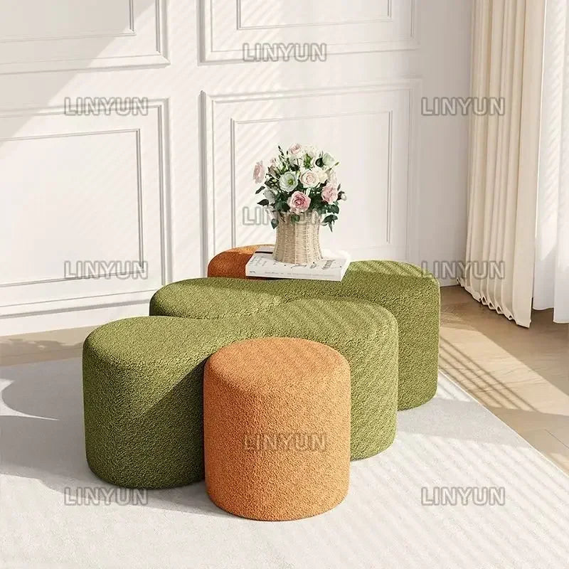 canapé combiné tissu pour bureau et espace loisirs