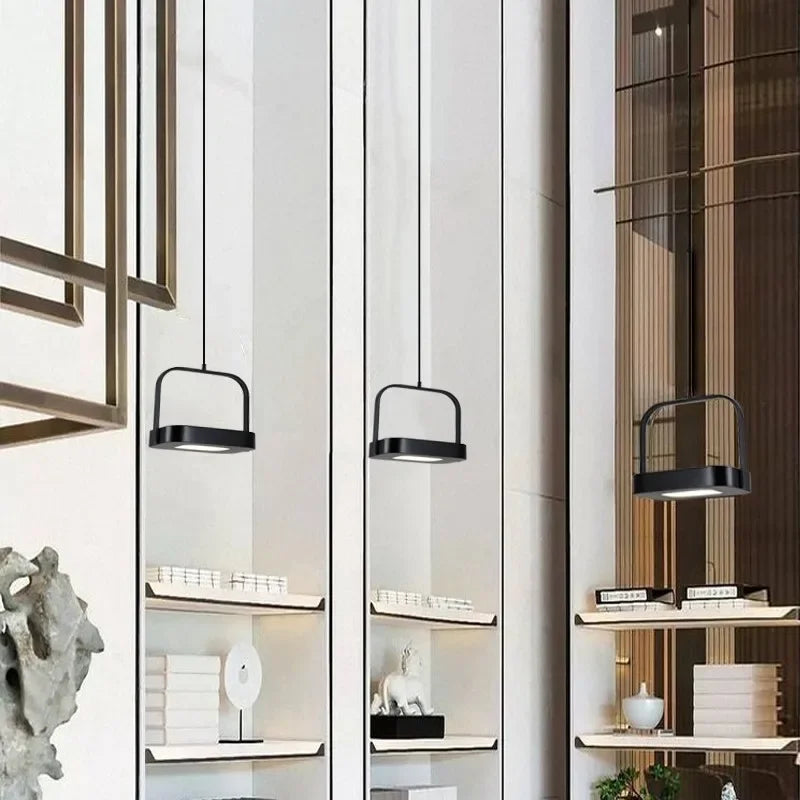 armoire de rangement moderne minimaliste avec comptoir et vitrine intégrés