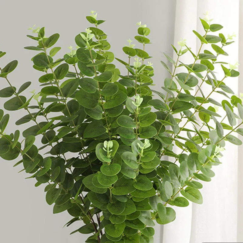 branche de plante artificielle en eucalyptus pour décoration intérieure et jardin