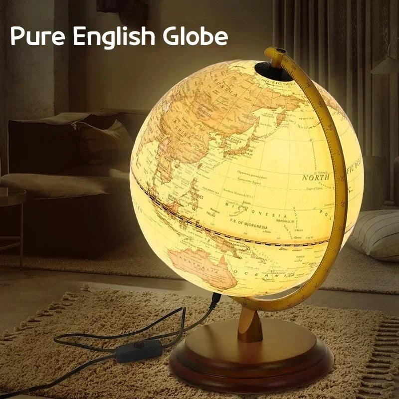 globe antique lumineux européen et américain décoratif rétro