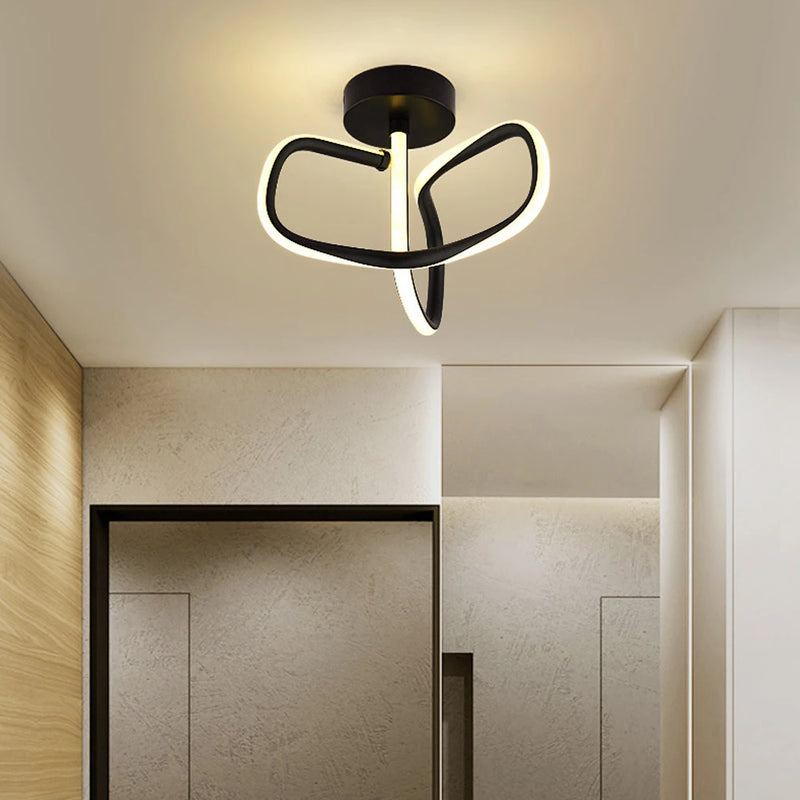 plafonnier led minimaliste pour éclairage intérieur moderne