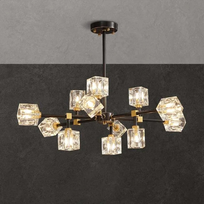 Modern Ceiling Crystal Chandelier Table, Restaurant, Kitchen Bar LED Chandelier Minimalist Home Decoration Light Luxury Crystal