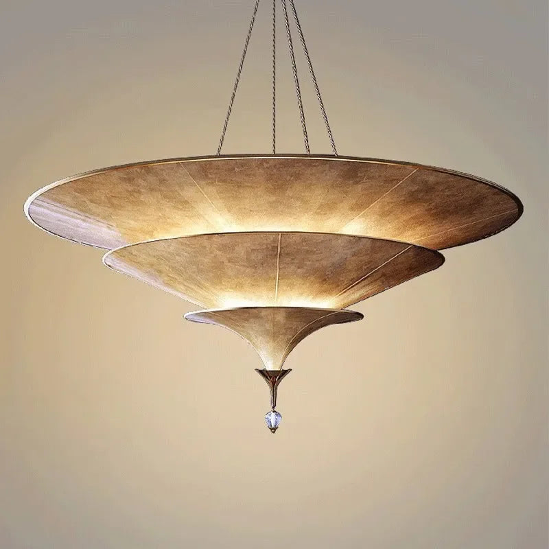 suspension vintage style asiatique wabi-sabi luminaire suspendu