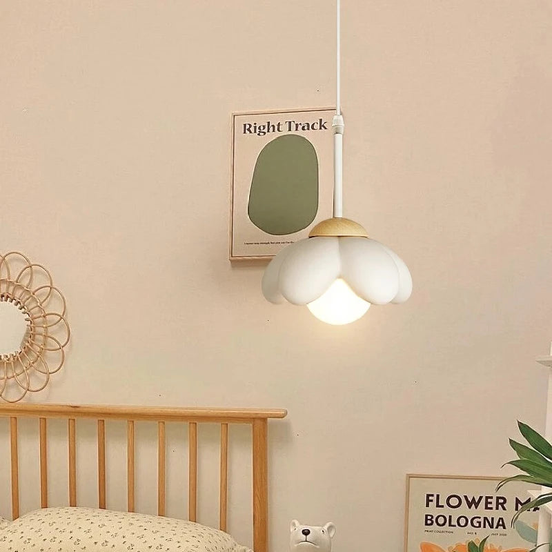 suspension moderne en forme de fleur pour chambre enfant