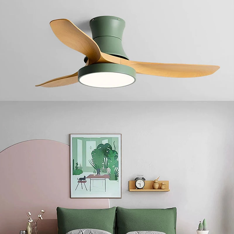 ventilateur de plafond moderne avec lumière design pour intérieur