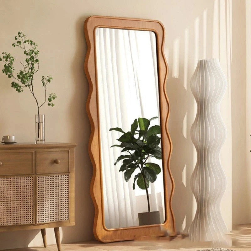 miroir de courtoisie en bois luxe pour décoration intérieure