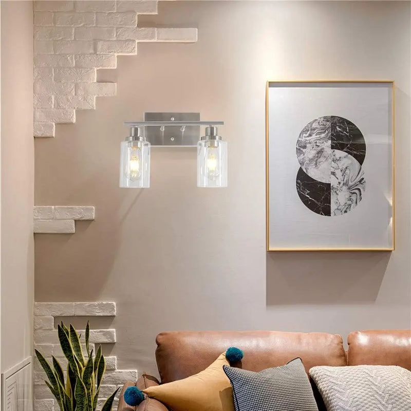 applique murale led en verre style nordique moderne