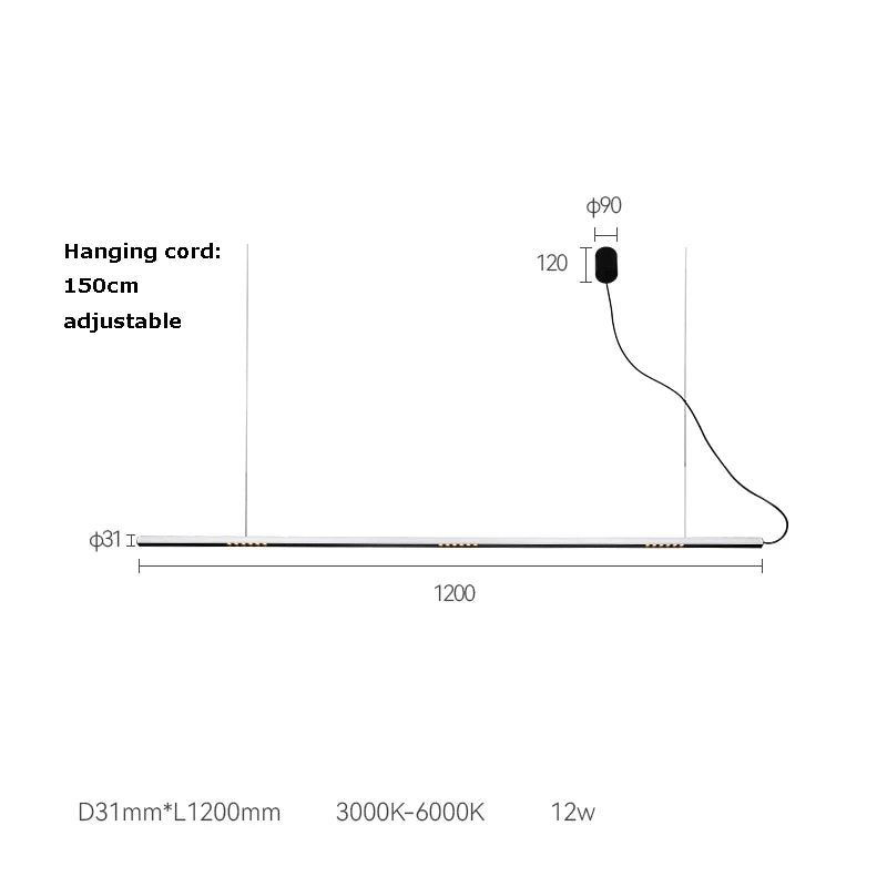 lustre à led à intensité variable nouvelle tendance 2024 éclairage décoratif