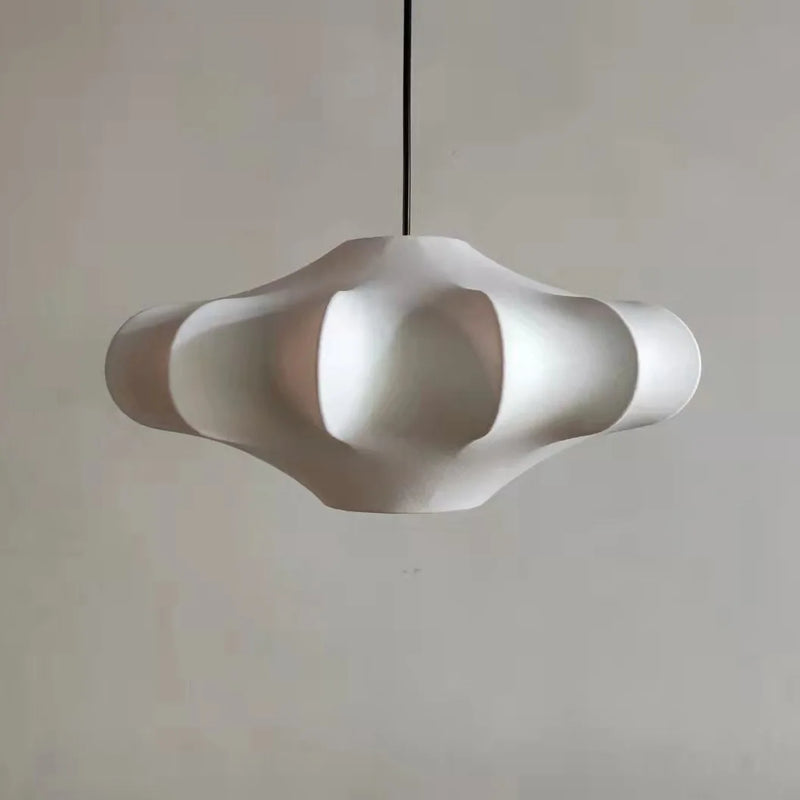 lustre en soie nordique pour décoration intérieure élégante