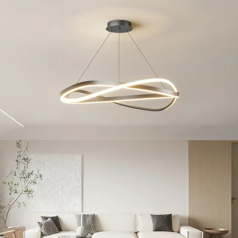 suspension à led moderne pour décoration intérieure élégante