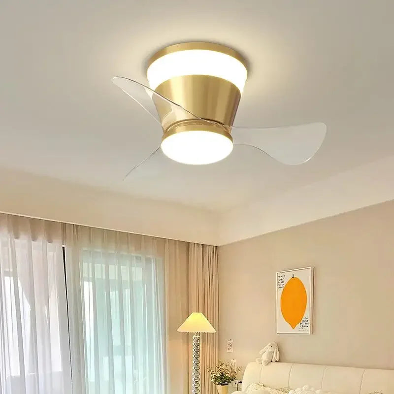 ventilateur de plafond ultra mince avec lumière intégrée