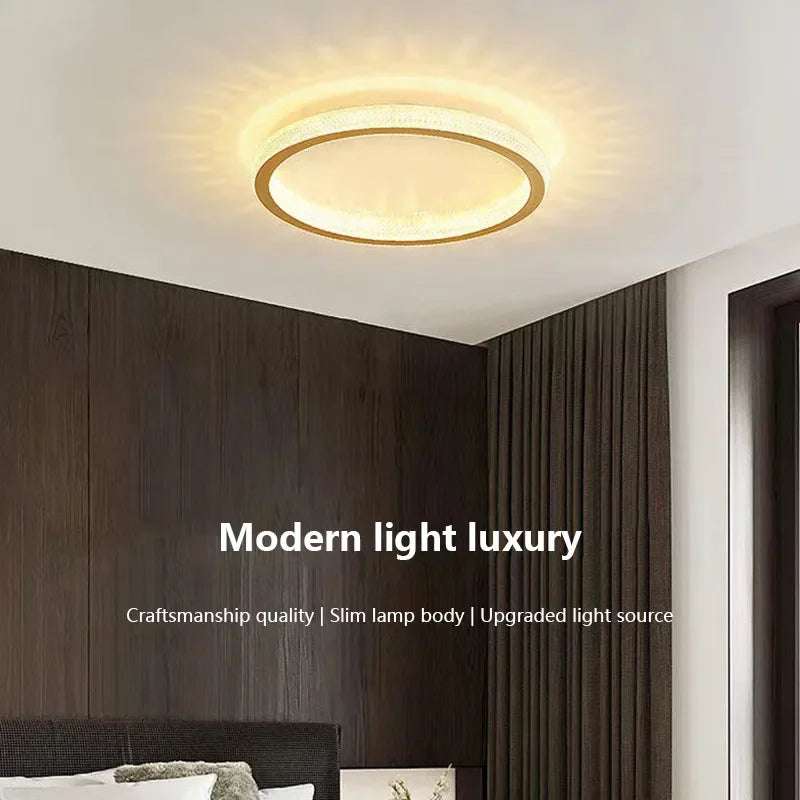 lustre plafond moderne à leds pour intérieur décoratif