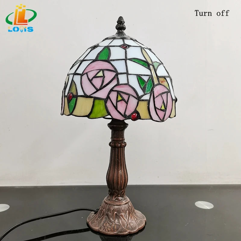 lampe à poser de style tiffany pour une ambiance chaleureuse