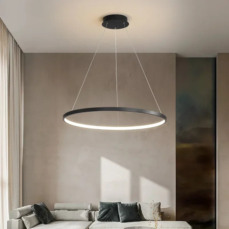 suspension led moderne pour décoration intérieure élégante