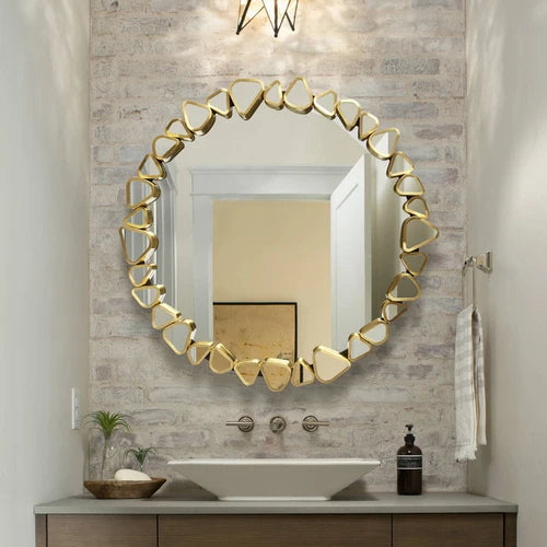 miroirs décoratifs esthétiques pour salle de bain et maquillage