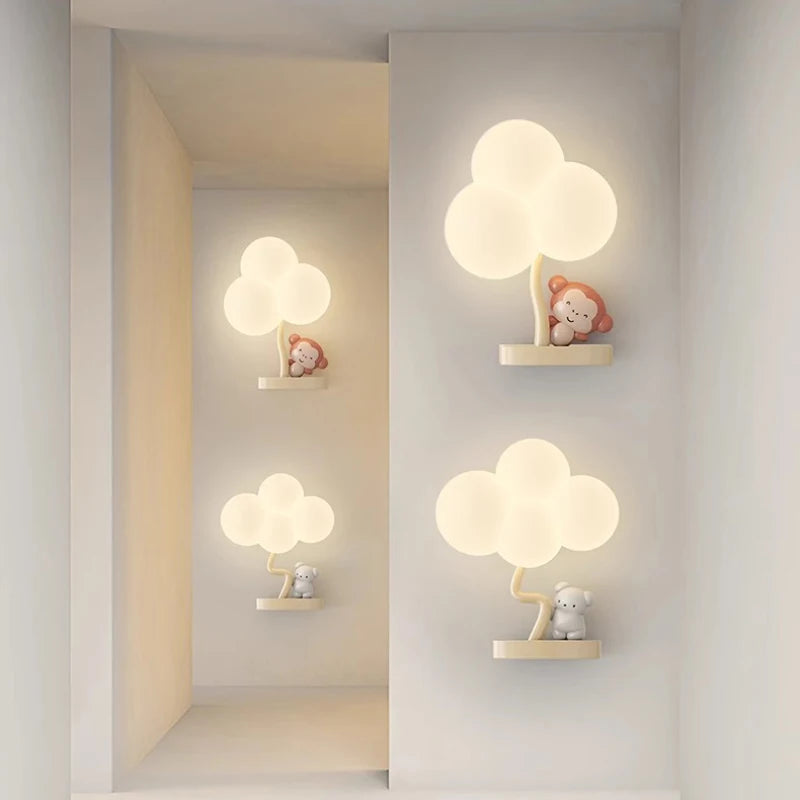 lampe nuage mignonne pour chambre d'enfant animaux et princesses