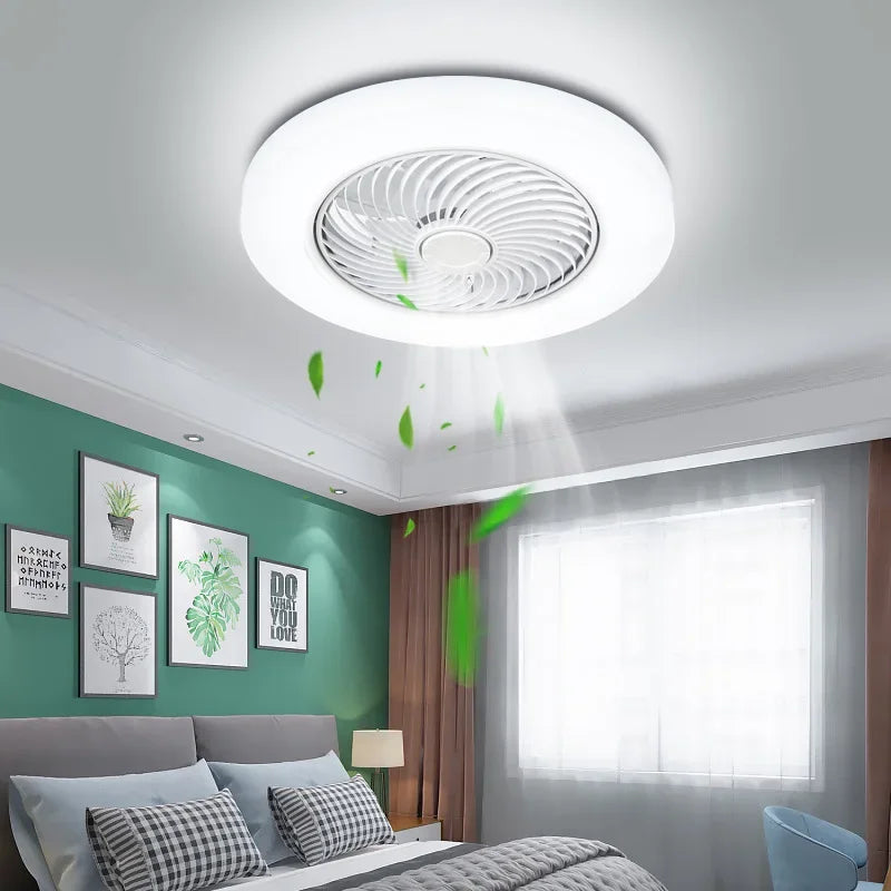 ventilateur de plafond intelligent bluetooth avec lumière télécommande