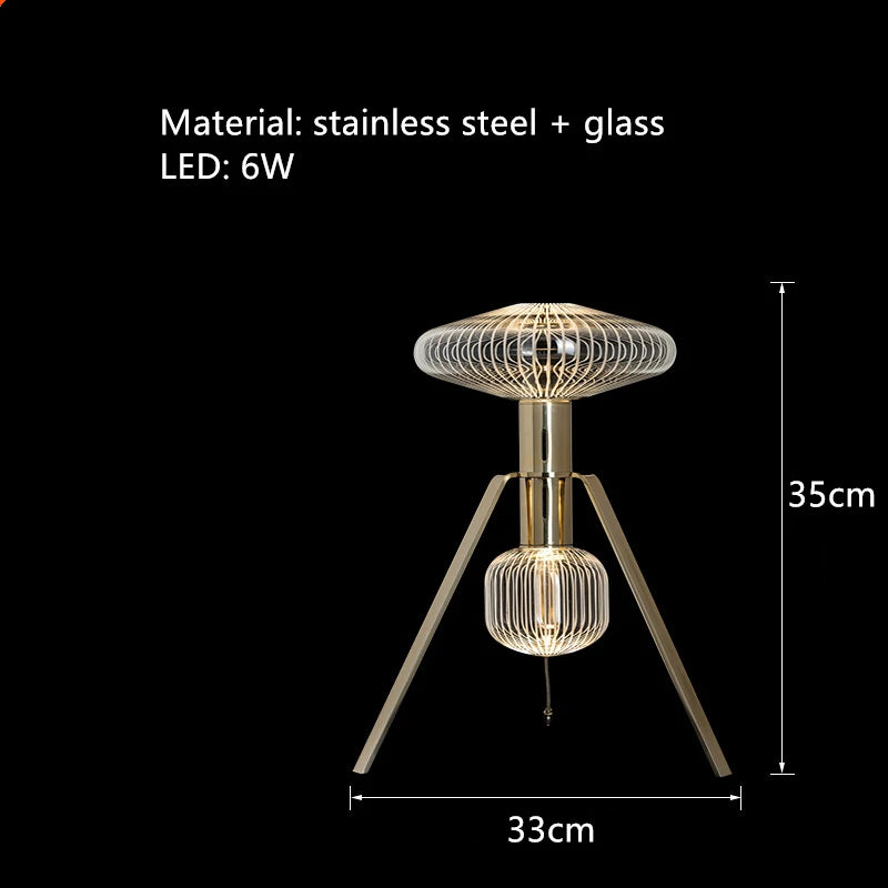 suspension tubes lumineux en verre transparent design nordique réglable