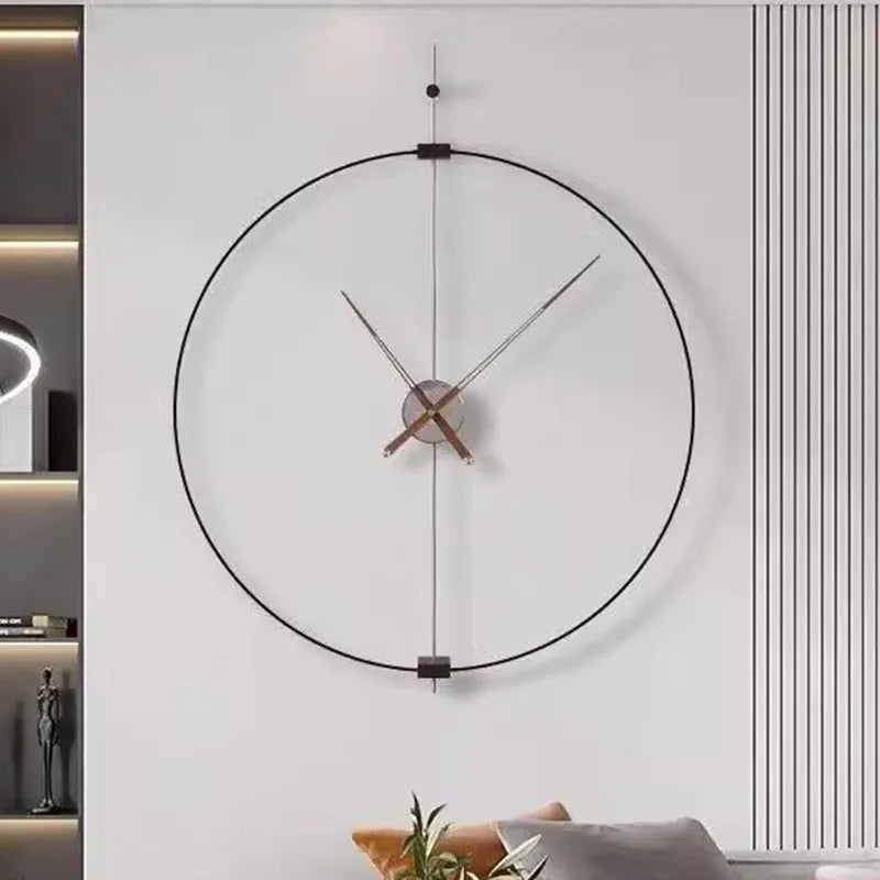 horloge murale silencieuse et esthétique pour décoration intérieure