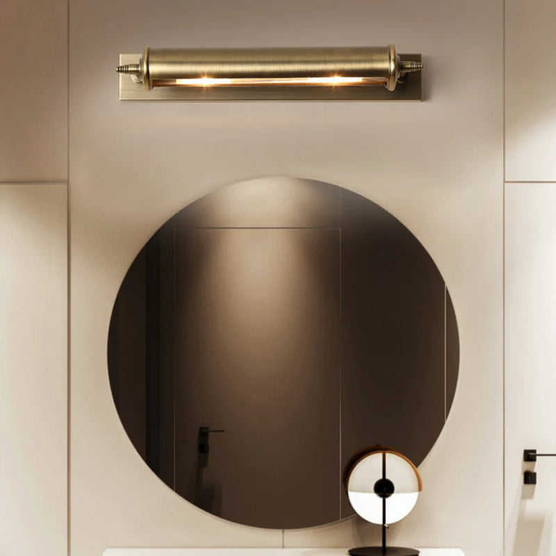 Moderne LED miroir avant lampe salle de bain matériel applique murale 10 W 445mm lumières Bronze LED salle de bain miroir ligne lampe