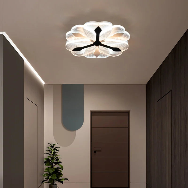 plafonnier led moderne en acrylique pour décoration intérieure