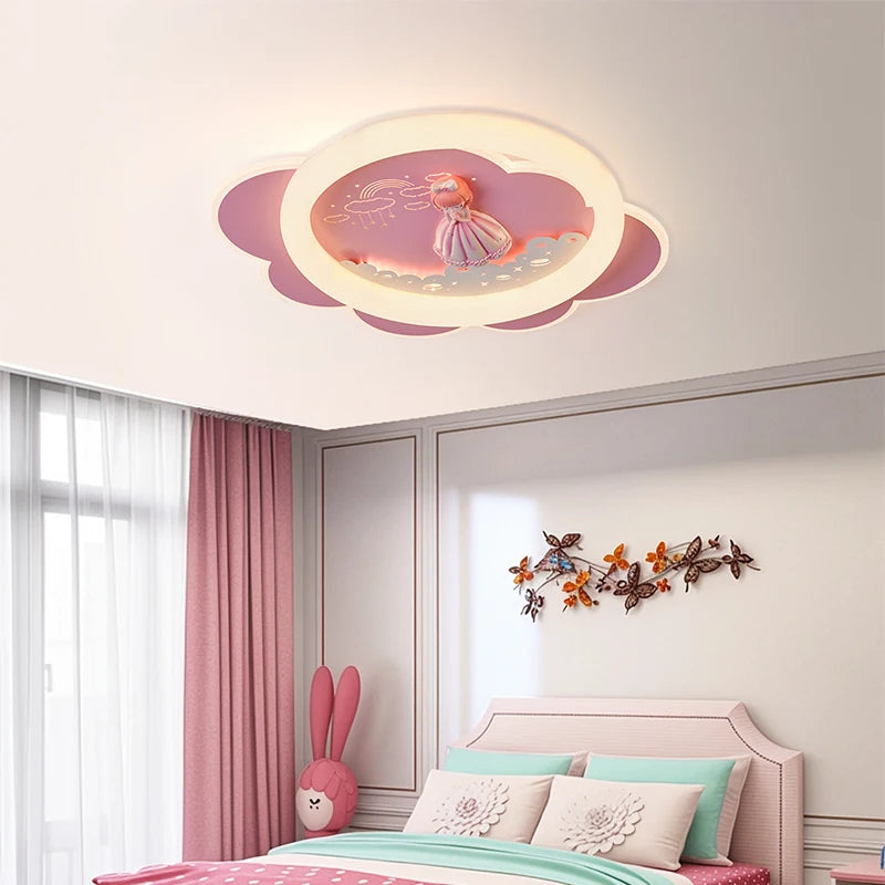 plafonnier créatif led pour chambre d enfant protection des yeux