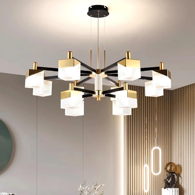 lustres modernes led suspendus pour éclairage intérieur