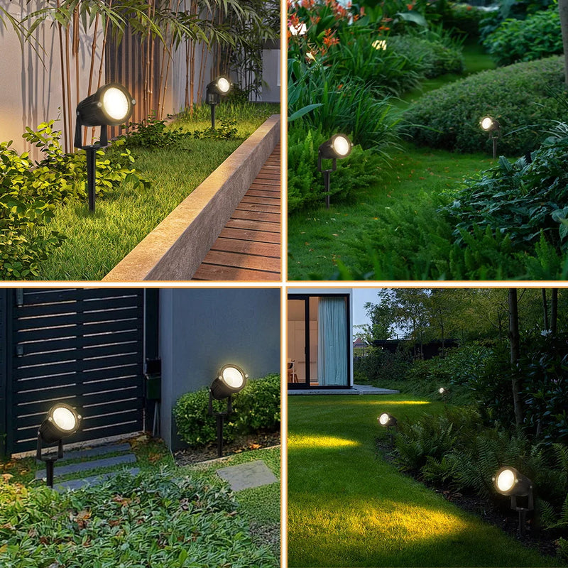 lampes de jardin led étanches pour éclairage extérieur décoratif