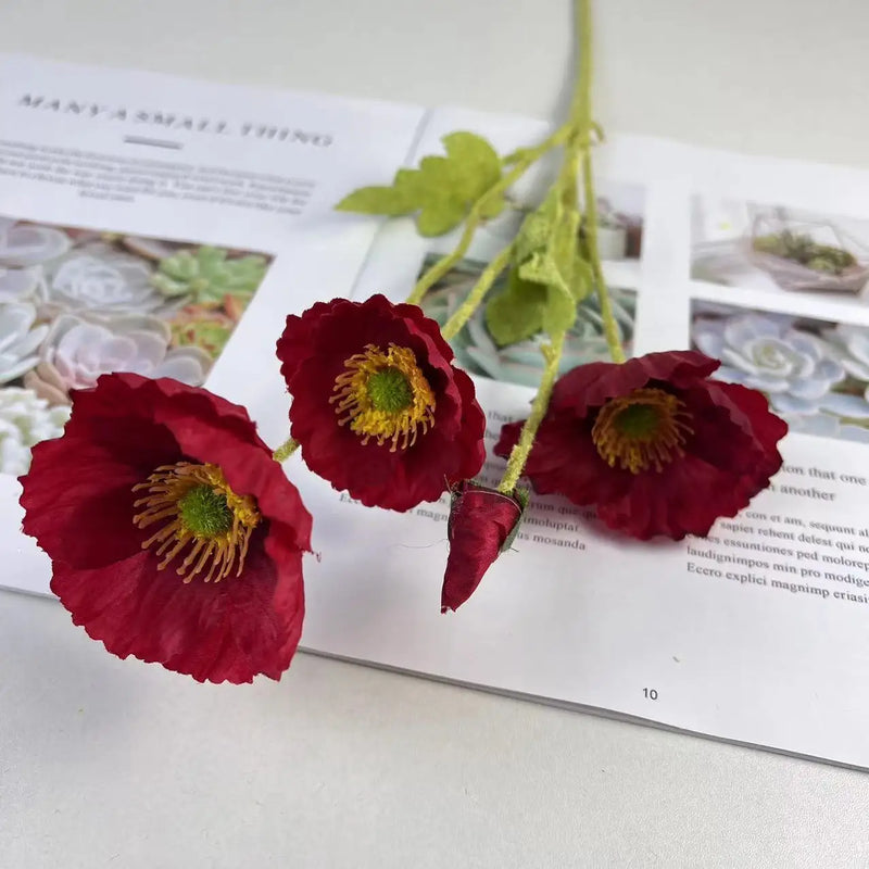 bouquet de fleurs artificielles en soie pour décorations diverses