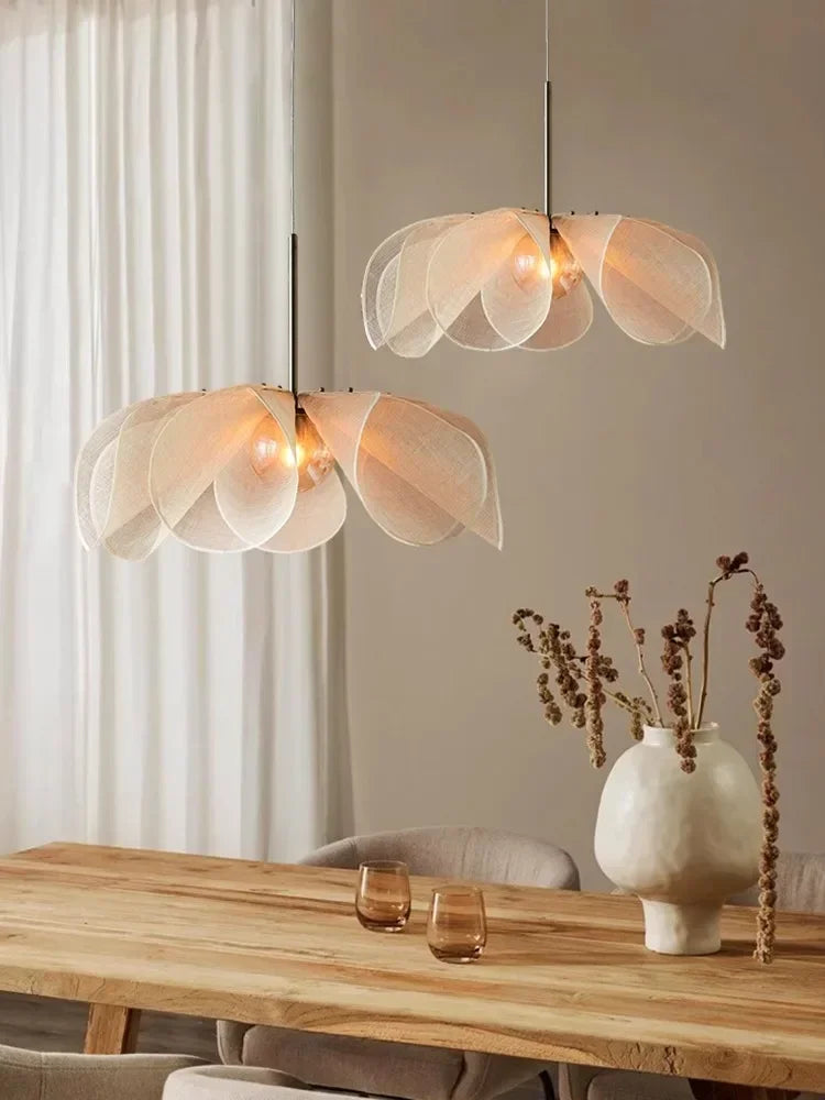 lustre nordique simple style japonais haut de gamme décoration florale