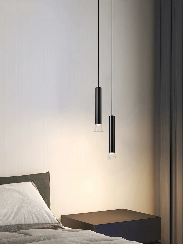 lampe suspension led moderne avec ampoule remplaçable simple