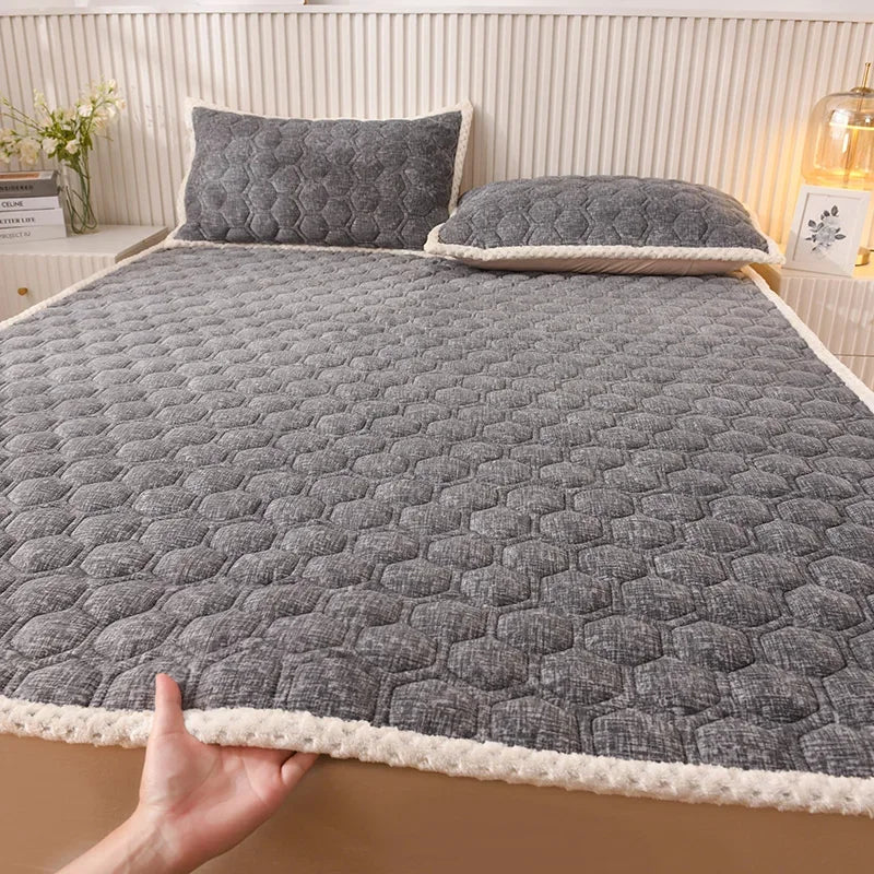 surmatelas doux pour étudiants en peluche pour lit simple ou double