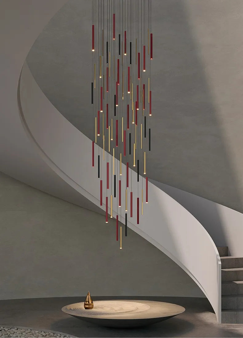 suspension décoration postmoderne luxe multi tête pour restaurant