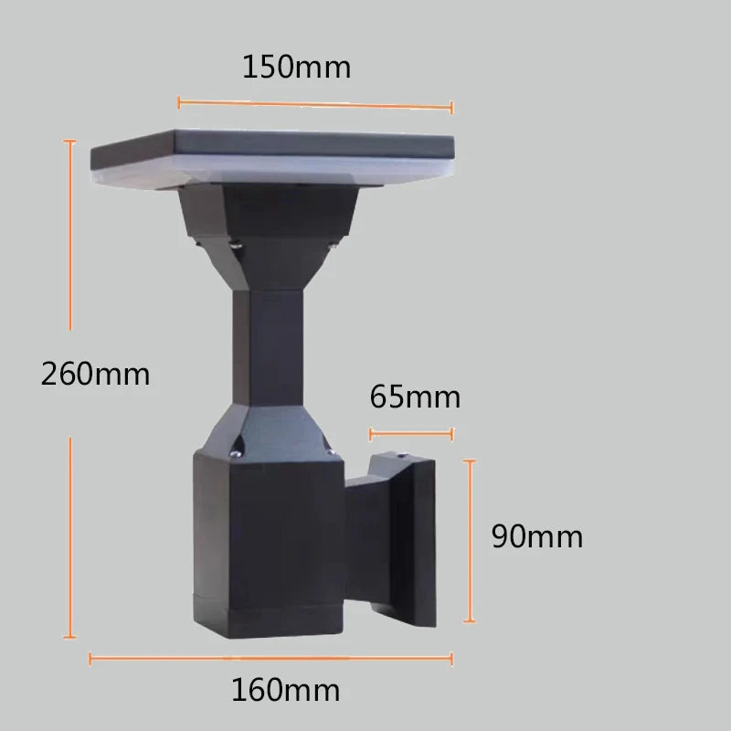 applique murale extérieure lampe de jardin étanche pour espaces résidentiels