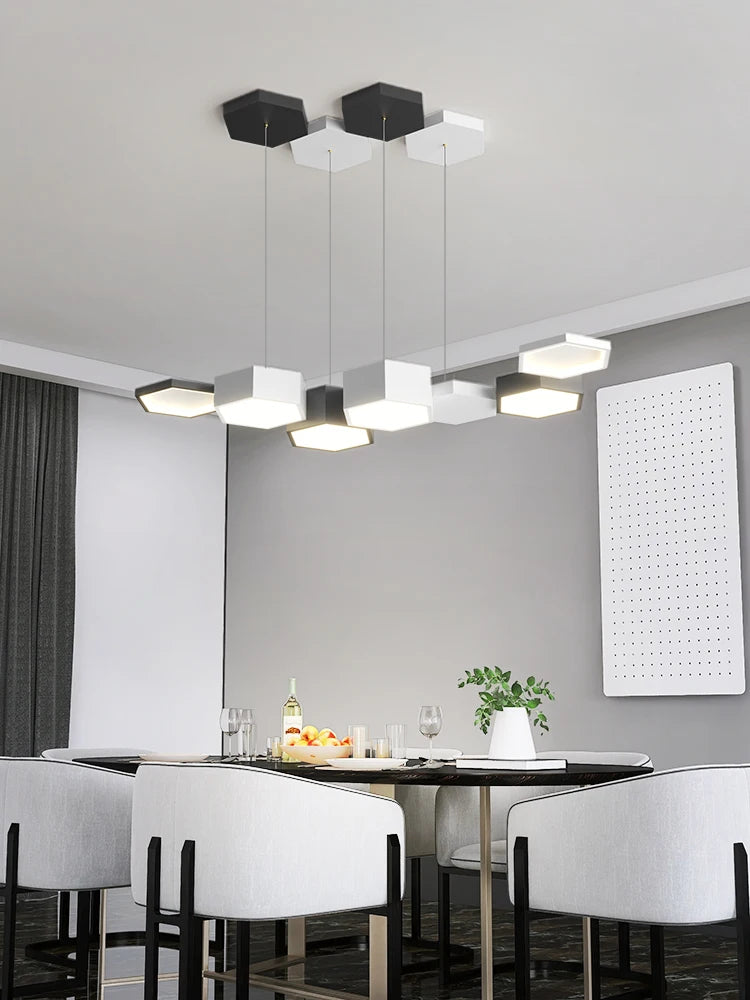 lampe de salon minimaliste moderne lampes géométriques créatives de styliste