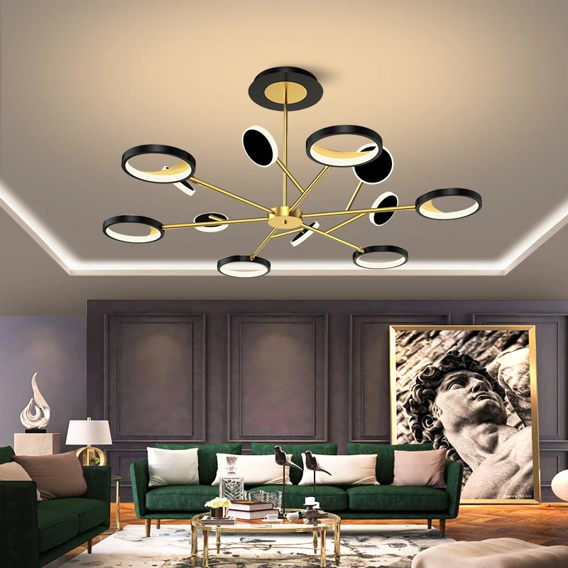 plafonnier led décoratif pour éclairage intérieur moderne