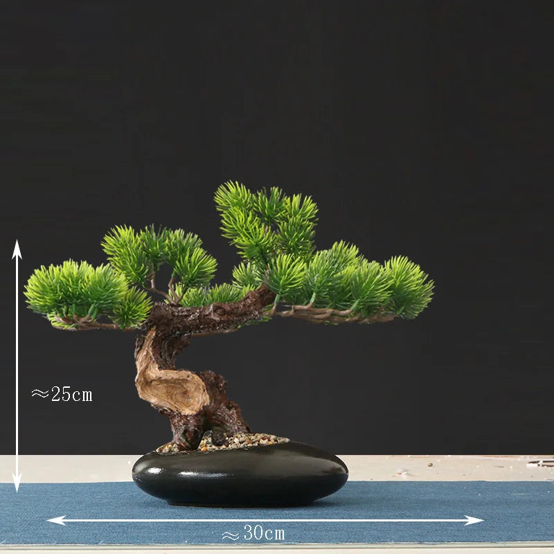 faux arbre bonsaï pour décoration intérieure et aménagement paysager