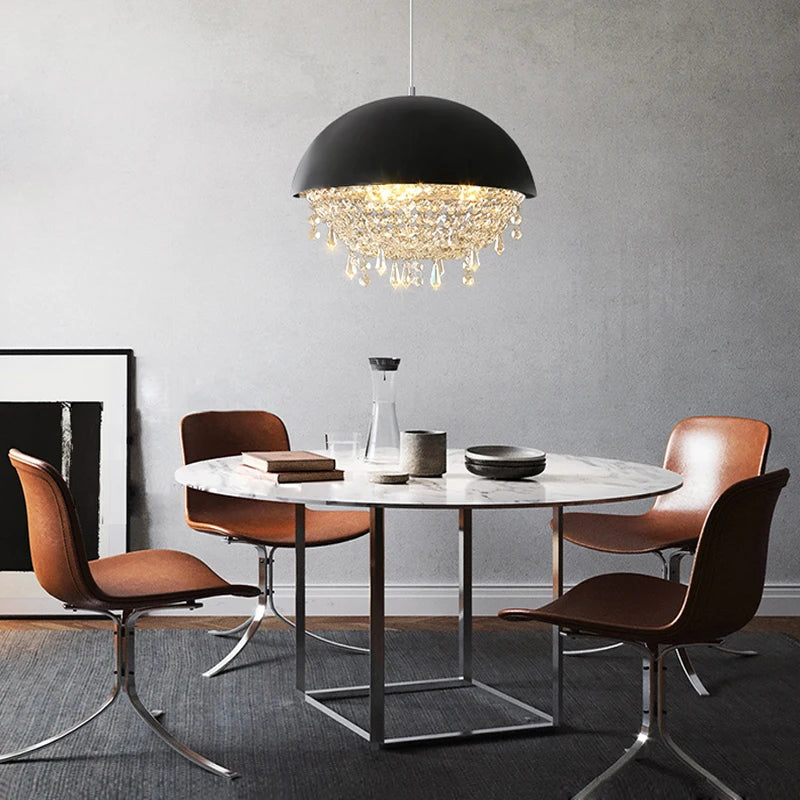 offre spéciale lustre design hémisphère suspension décorative