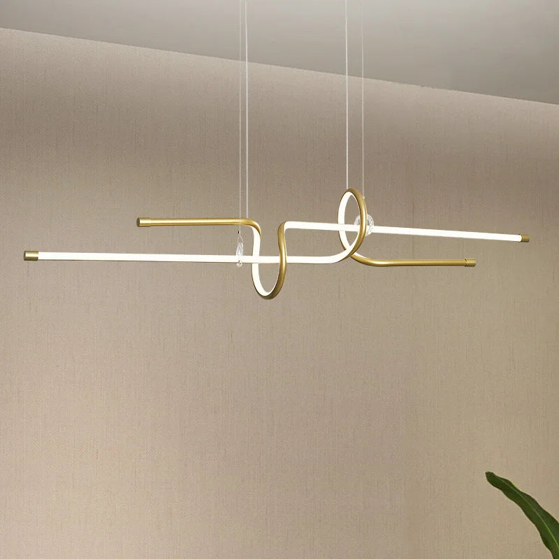 lustre moderne luxe suspendu éclairage design élégant