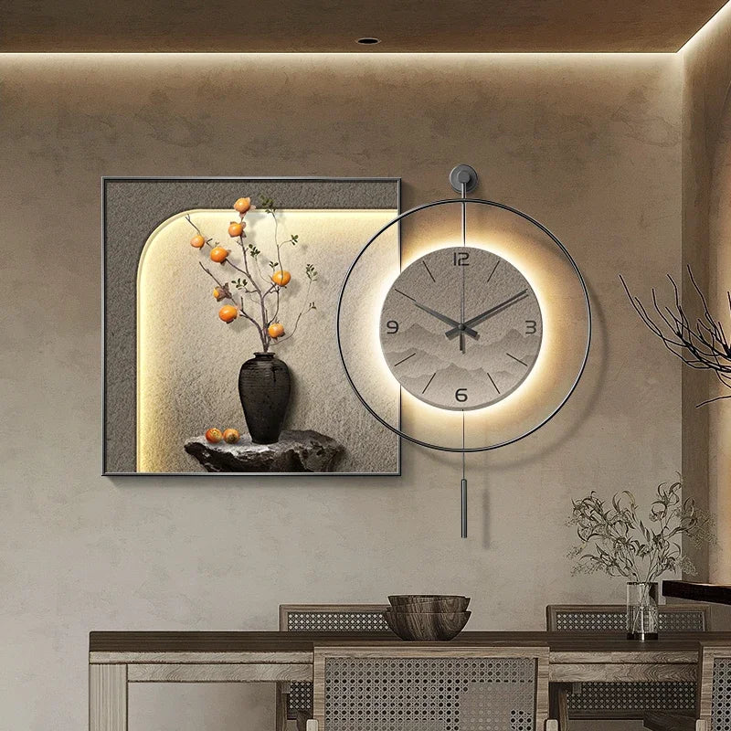 horloge murale au design unique et esthétique pour décoration moderne