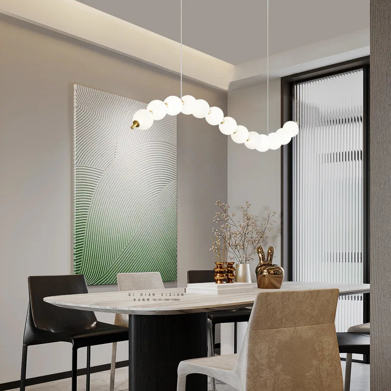 lustre acrylique suspendu pour cuisine bar et magasin