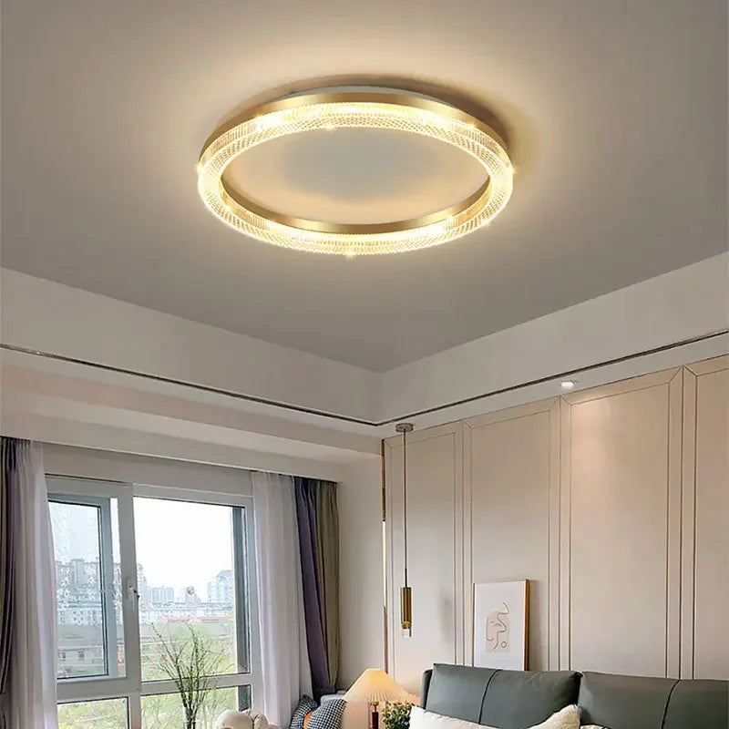 plafonnier led moderne pour décoration intérieure et ambiance chaleureuse