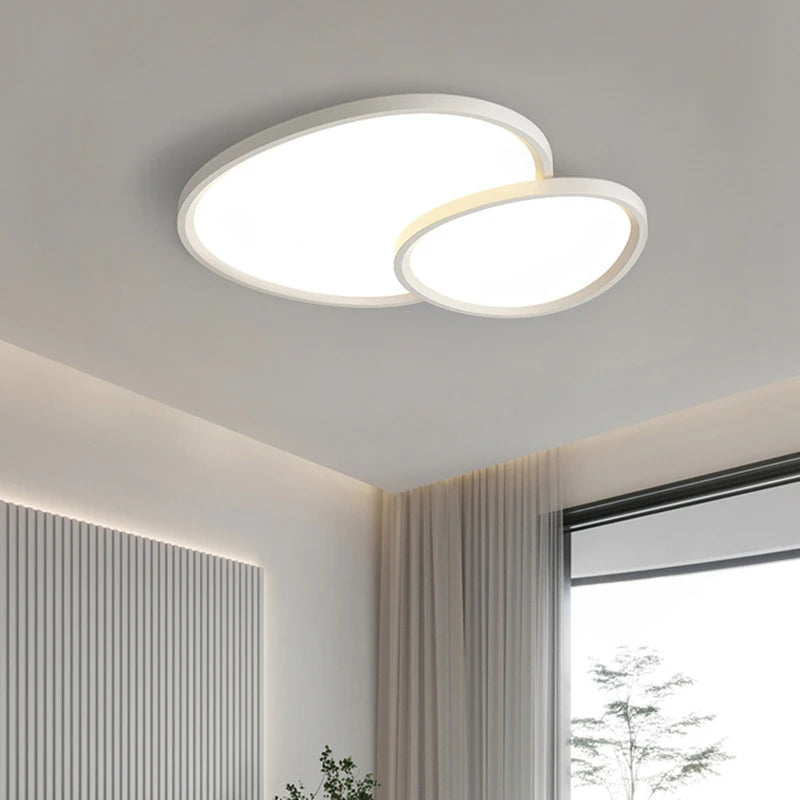 plafonnier led moderne à intensité variable pour intérieur décoratif