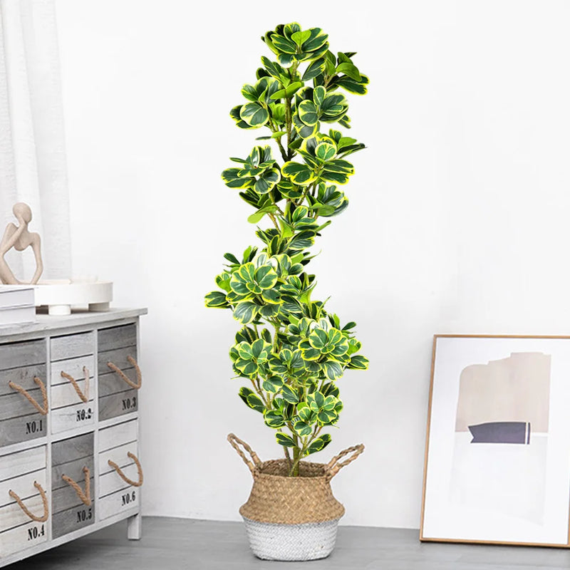 arbre artificiel ficus en plastique pour décoration extérieure