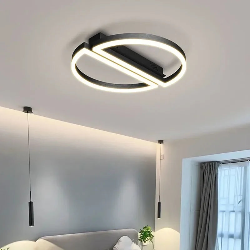 plafonnier led moderne style industriel pour décoration intérieure